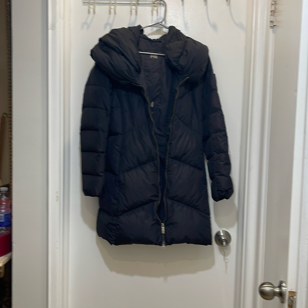 Add European made in Milano Italy designer hooded avant guard down winter